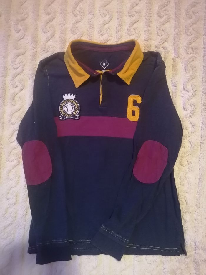 Ensemble pantalon jeans et polo garçon 12 ans - photo numéro 3