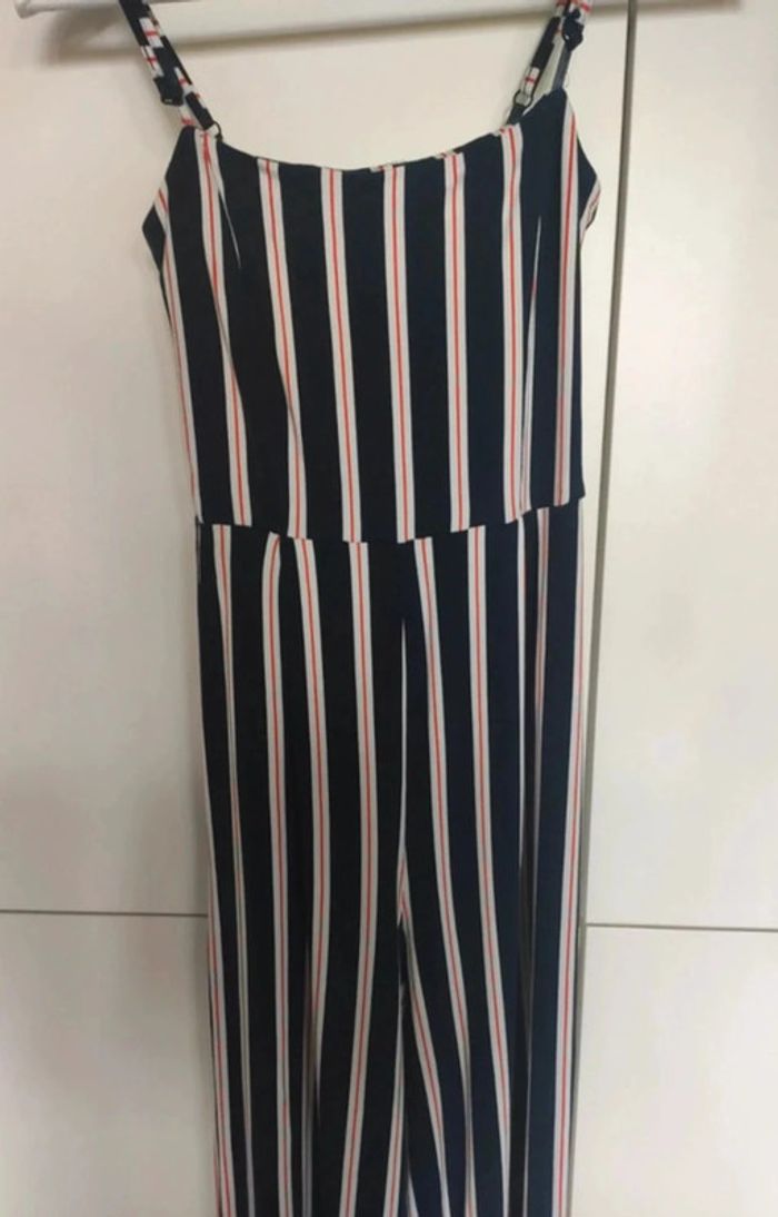 Pull & Bear Combinaison rayée S - photo numéro 2