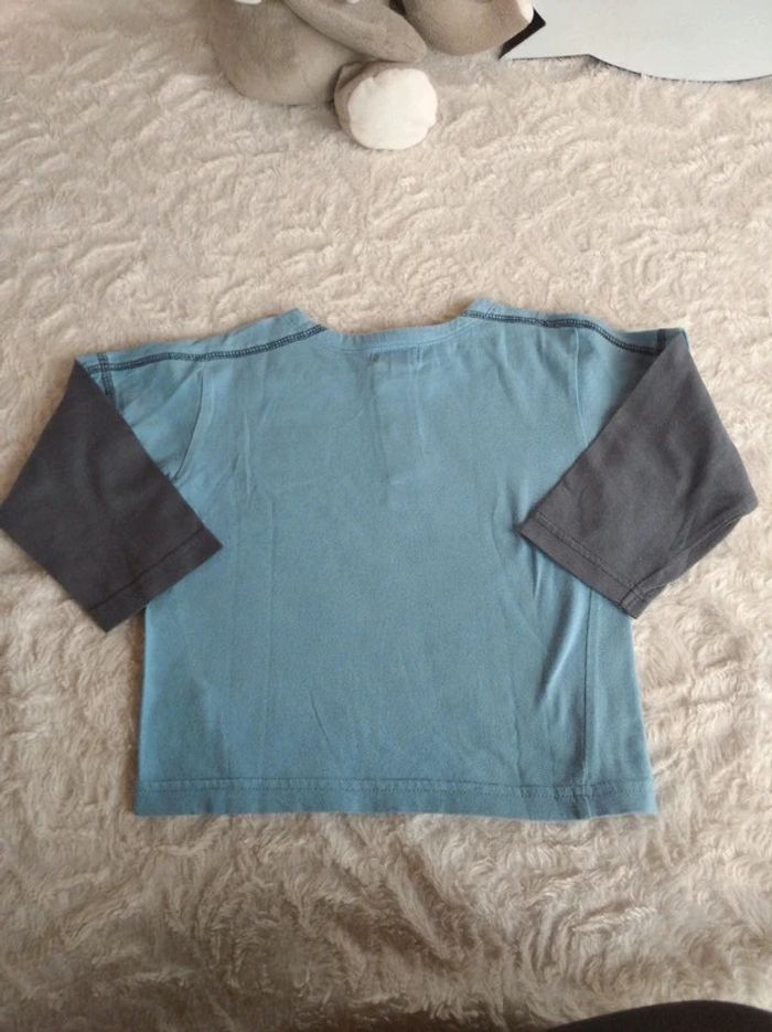 Polo tee shirt chemise manches longues Garçon 23 mois Second class Babibou 100% coton - photo numéro 7