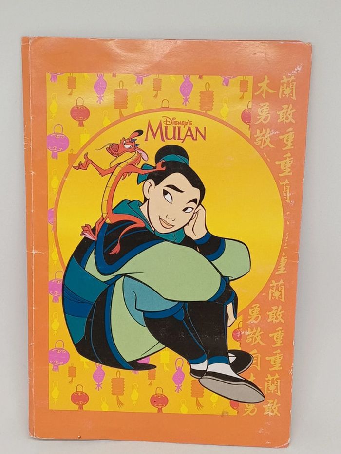 Sac baluchon Mulan Disney + trousse + Livret de correspondance enveloppe - photo numéro 18