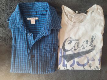 Chemise et t- shirt 6/7 ans