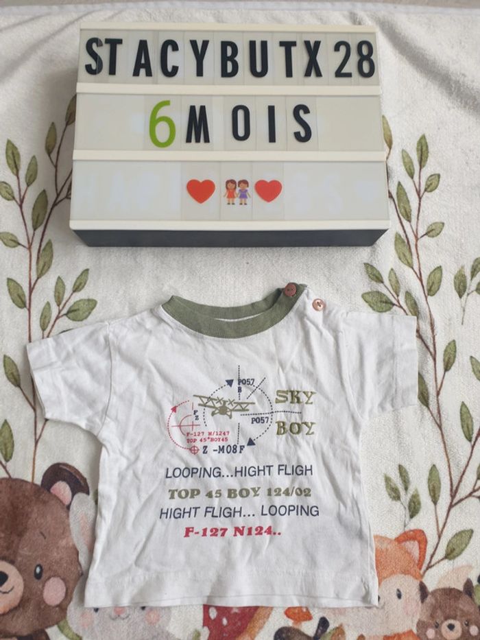 Tee-shirt 6 mois garçon