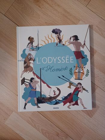 Livre l odyssée d homère de auzou