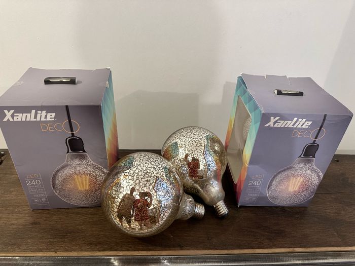 Lot de 4 grosses ampoules décoratives - photo numéro 3