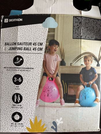 Ballon sauteur 3-6 ans