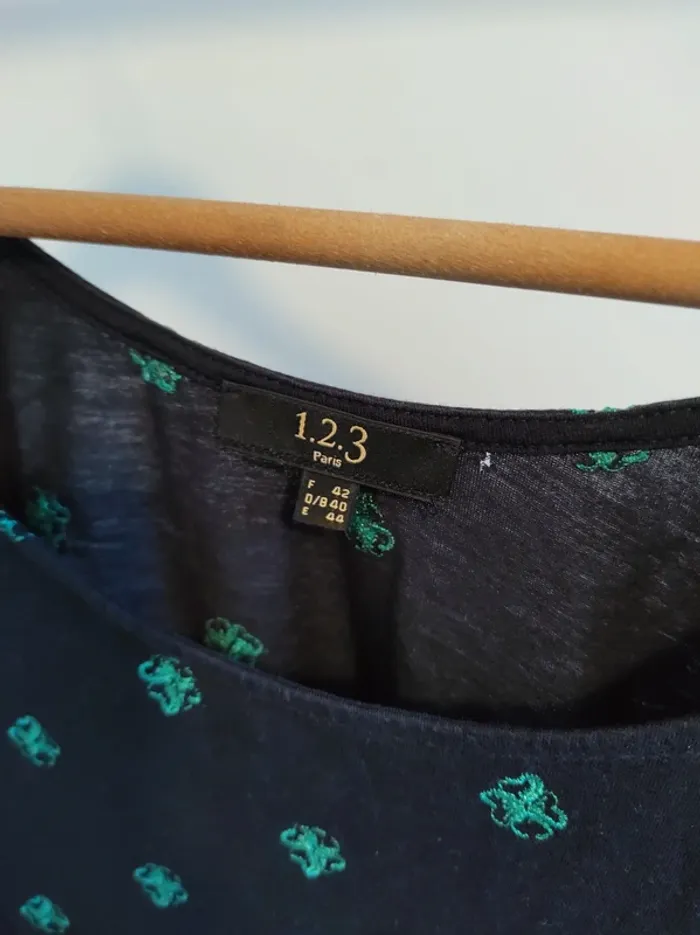T-shirt manches 3/4 taille 42 Marque 123 - photo numéro 4