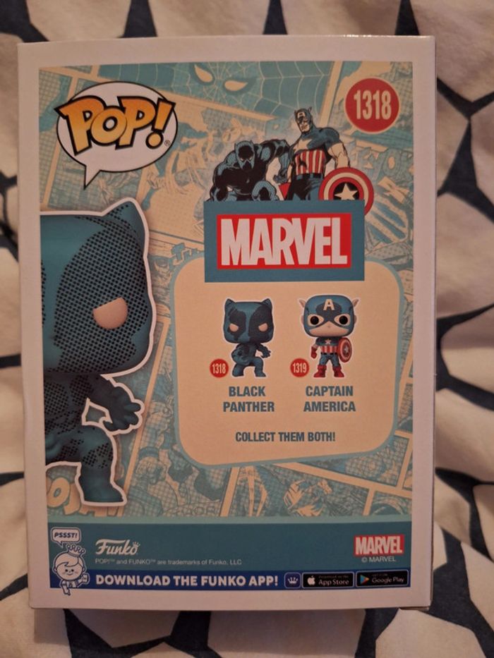 Funko pop marvel Black panther 1318 - photo numéro 2