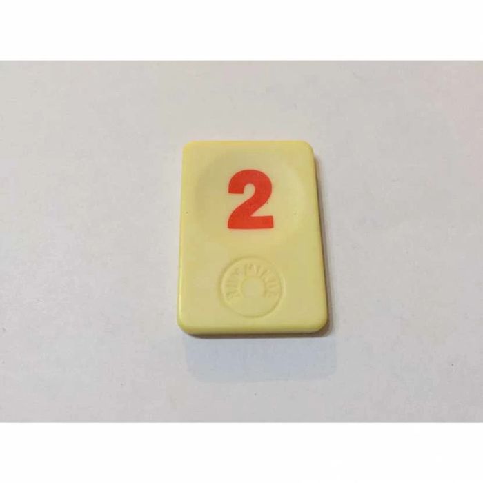 Pièce détachée tuile pion Rummikub le rami des chiffres 1986 MB - photo numéro 4