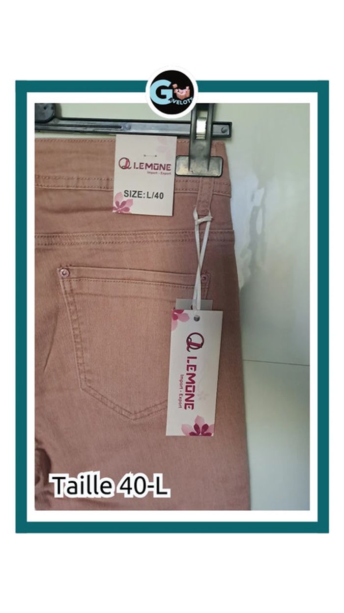 🦚Jean femme taille 40-L - photo numéro 3