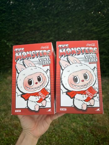 Lot de Pop Mart Labubu The monsters Vinyl Face Coca Cola