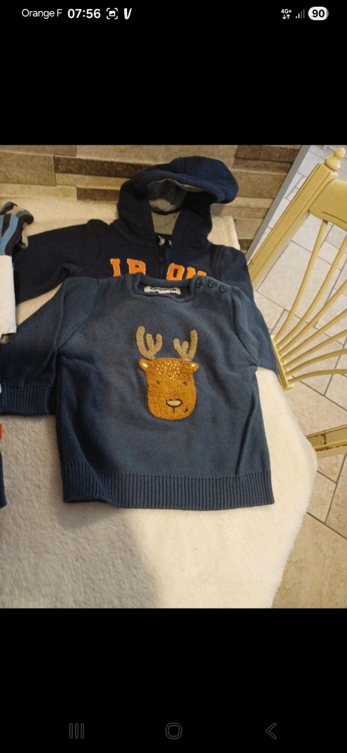 Lot de vêtements garçon hiver taille 3 mois - photo numéro 9