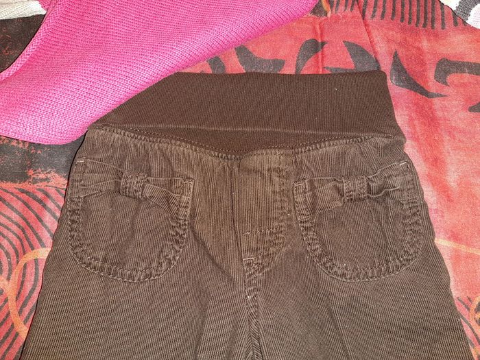 Pantalon velour+ pull 18mois - photo numéro 2