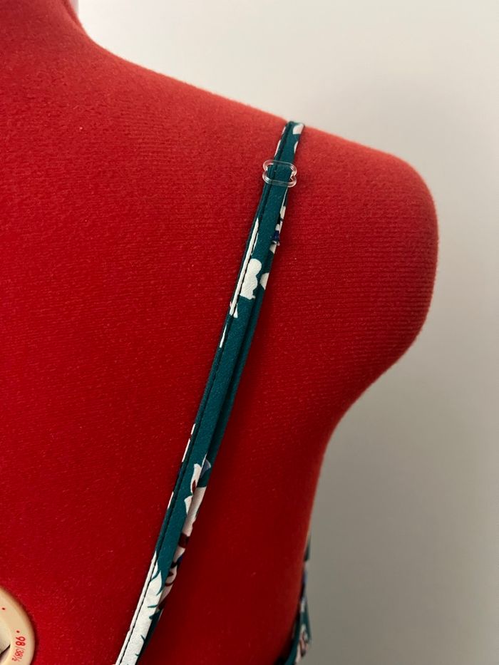 Robe longue vert émeraude fleurie LC2 - photo numéro 6
