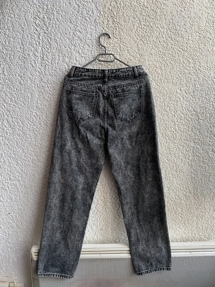 Jean gris taille haute T S Shein - photo numéro 4