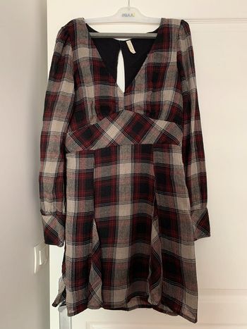 Robe courte Free People carreaux