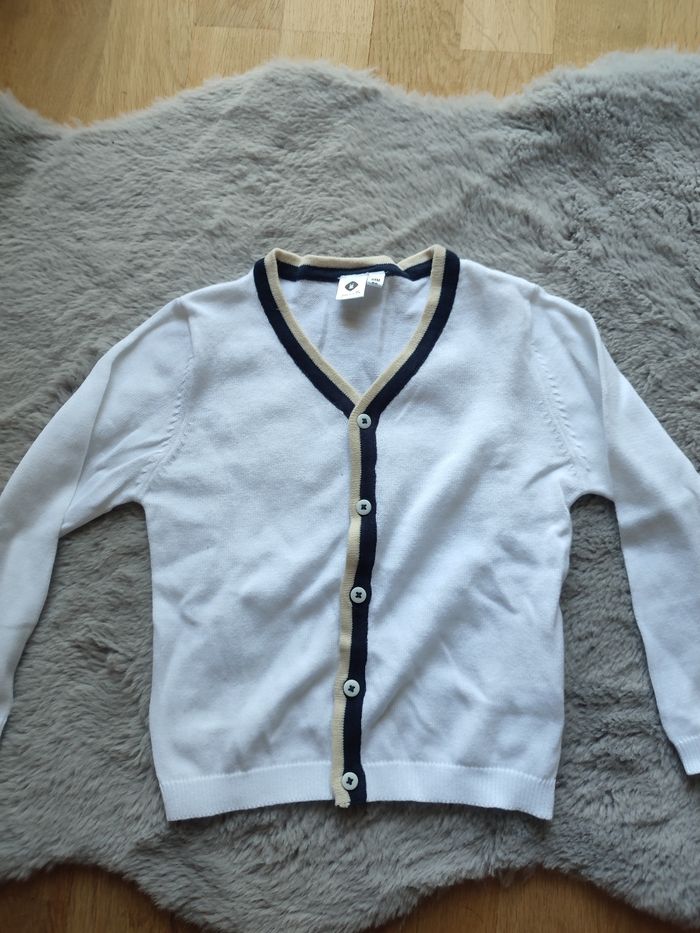 Gilet blanc Z 24 mois - photo numéro 2