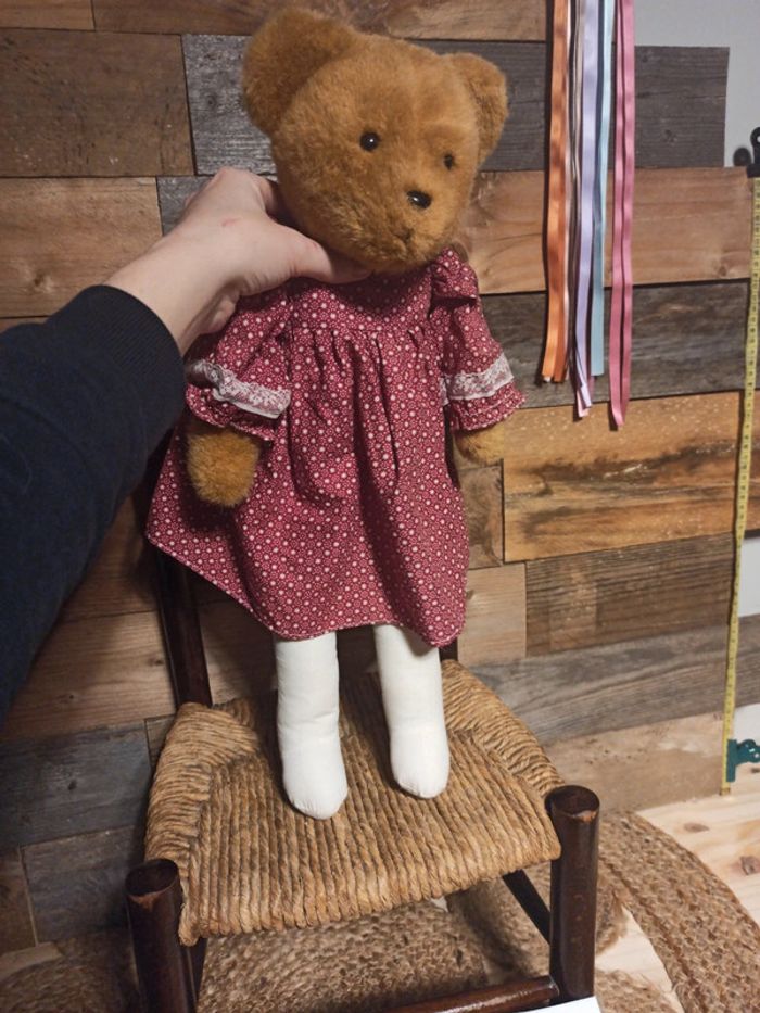 peluche ours Anna club Plush 1993 tbe - photo numéro 2