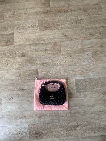 Sac miu miu wander hobo noir