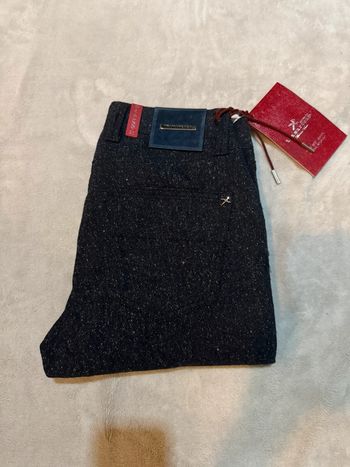 Tramarossa - Jean en laine, coupe droite, Bleu marine, taille 31