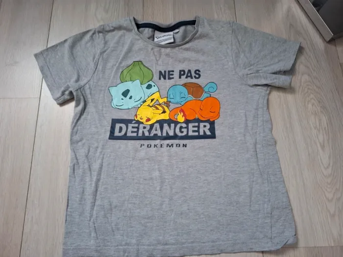 Pyjama Pokemon gris bleu 8 ans - photo numéro 5