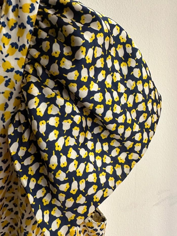 Blouse manches courtes avec effet sur les manches Zara XS - photo numéro 5