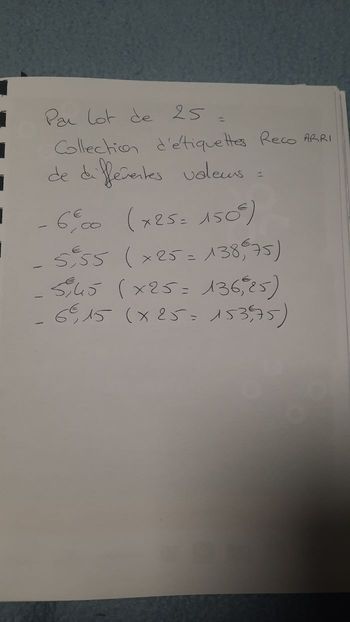 Lot de 100 vignettes