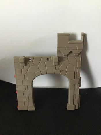 Playmobil façade mur parois château du lion  6000 moyen âge.