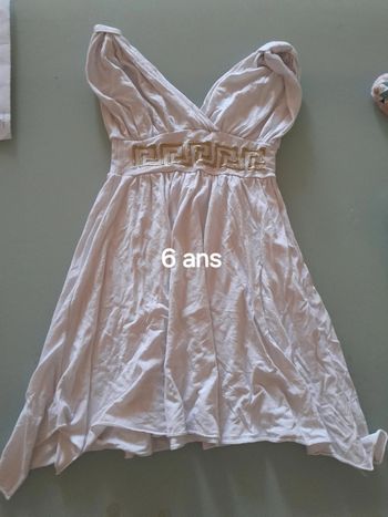 Tunique blanche 6 ans