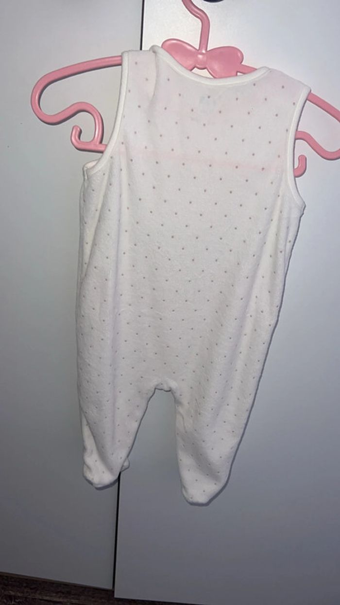 Grenouillère  blanc 2/3 mois neuf - photo numéro 8