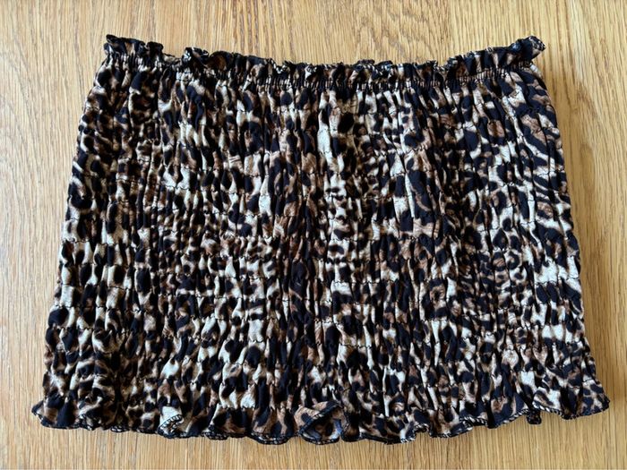 Top imprimé léopard taille unique neuf