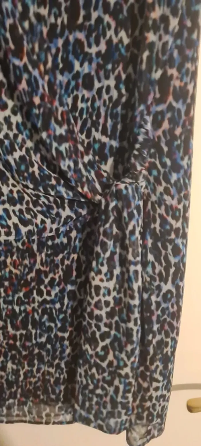 Robe léopard bleu IKKS - photo numéro 6
