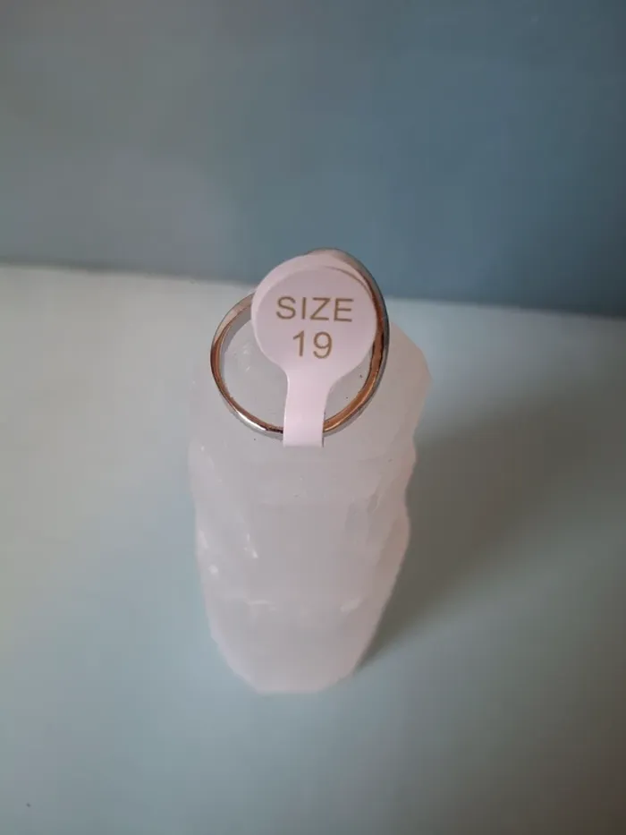 Bague en Quartz rose - Taille 19 - photo numéro 4
