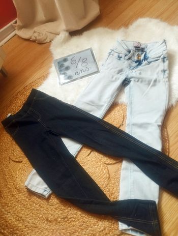 Lot pantalons 6/8ans fille