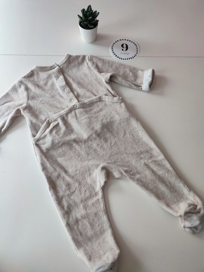 Lot de 4 pyjamas velours Kiabi – 9 mois - photo numéro 8