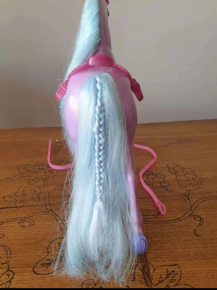 Cheval Licorne  du  lac  des cygnes  Barbie  Mattel  + cygne  et accessoires - photo numéro 10