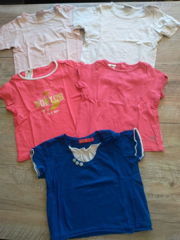 Lot t-shirts été 12 mois - photo numéro 2