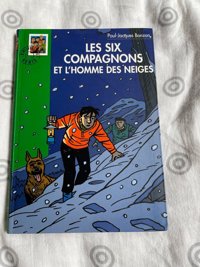 Livre les 6 compagnons et l’homme des neiges bibliothèque verte