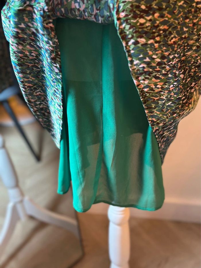 Robe verte à motifs dos nu taille S/M – Peace n’Love - photo numéro 12