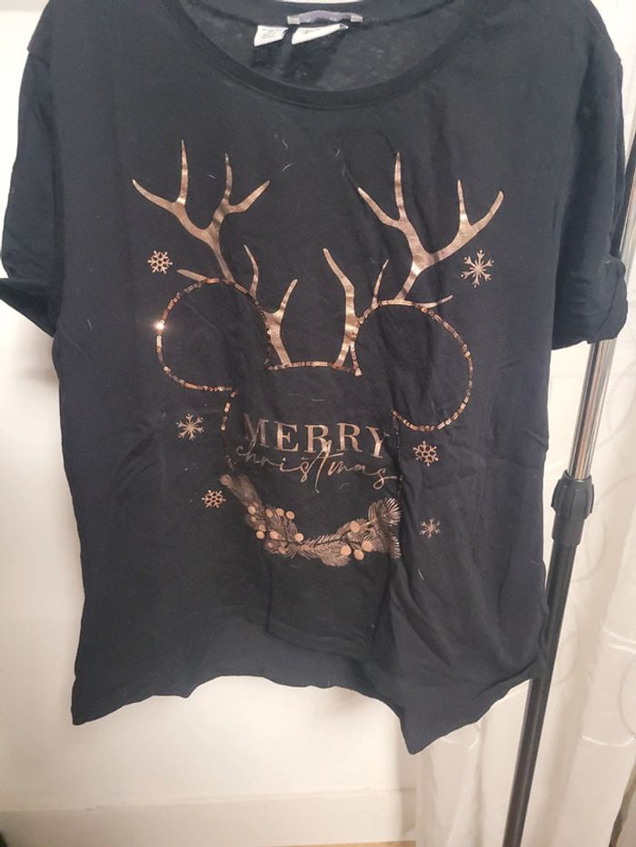 Lot tee-shirt noir disney - photo numéro 7