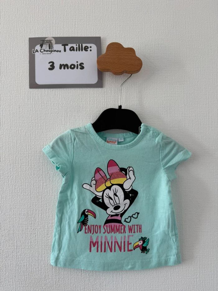 Tee shirt Minnie - taille 3 mois 🌸