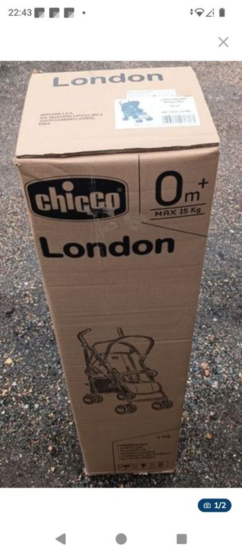 Poussette Chicco neuve 