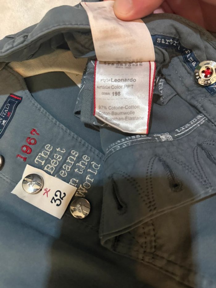 Tramarossa - Jean d'été slim, Gris, taille 32 - photo numéro 4