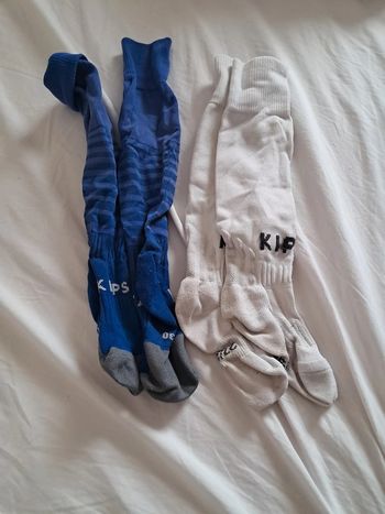 2 paires de chaussettes foot