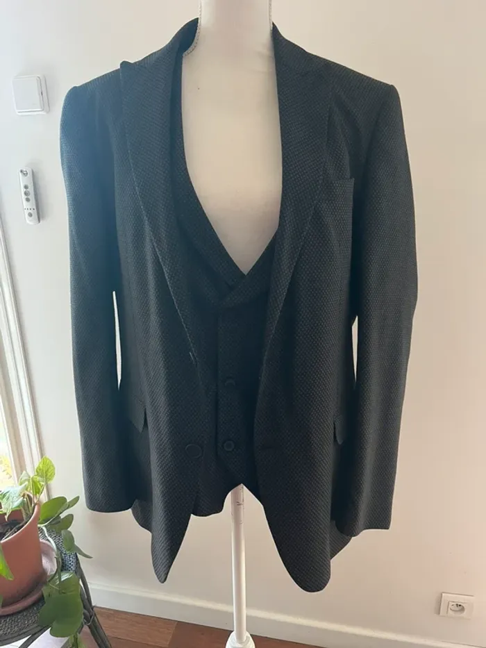 Superbe costume homme chic 3 pièces mariage cérémonie fête 54/46