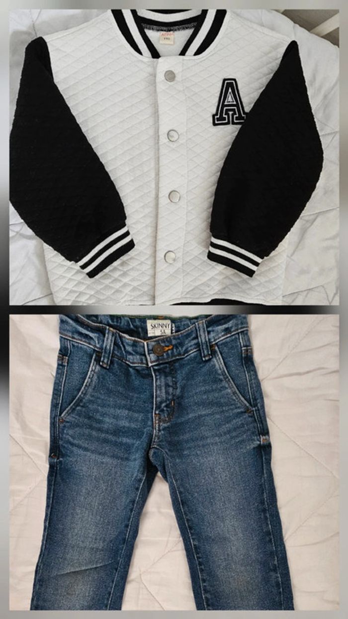 Sweat fin + pantalon 5 ans
