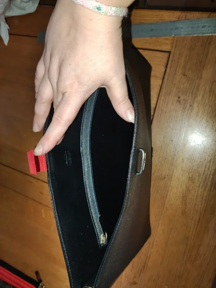 Porte document A4 avec poche fermeture éclaire a l'intérieur - photo numéro 5