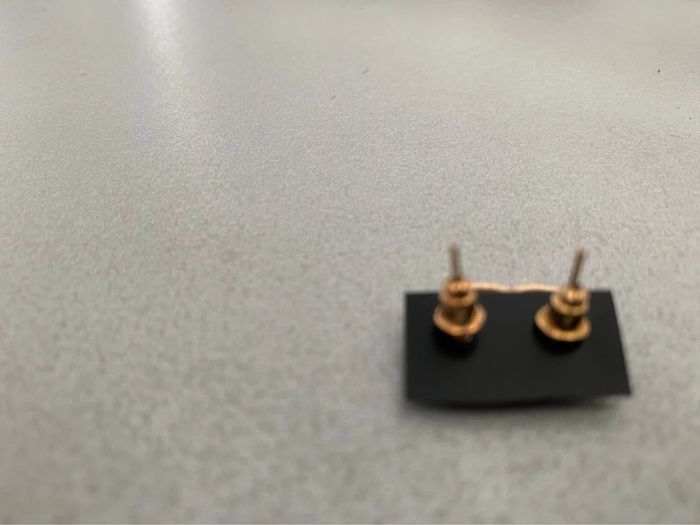 Boucles d’oreilles rond fantaisie - photo numéro 2