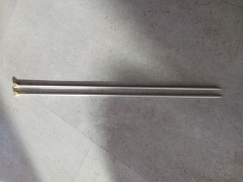 Aiguilles à tricoter n° 4,5 longueur 40 cm grise