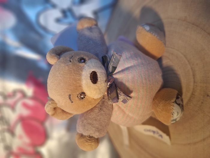 Doudou ourson bébé peluche attache poussette marque Kaloo neuf jamais utilisé