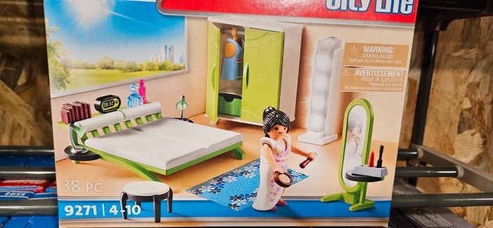 Chambre à coucher playmobil